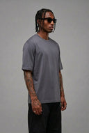 T-Shirt Filo Di Scozia Piombo