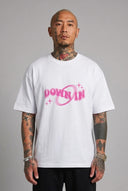 T-Shirt Down In White