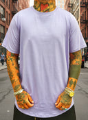 T-Shirt Arrotondata Lilla