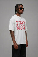 T-Shirt Can't Sleep White