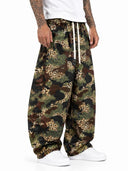 Pantalone Balloon Military Animalier