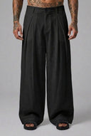 Pantalone Lino Pences Black