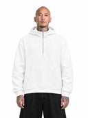 Felpa Mezza Zip White