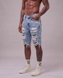 Bermuda Jeans Multistrappi