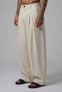 Pantalone Lino Pences Sabbia