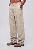 Pantalone Balloon Lino Sabbia