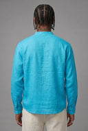 Camicia Turchese 100% Lino
