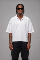 Polo Over Cropped White