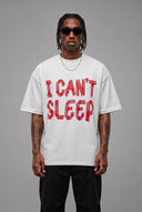 T-Shirt Can't Sleep White