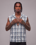 Camicia Smanicata Blu