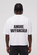 T-Shirt Amore Vaffanculo White Black