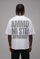 T-shirt Ammo Mi Stai Soffrendo White