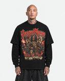 T-shirt Long Sleeve War Black