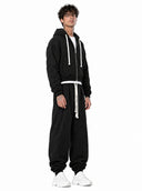 Completo Tuta Zip Black