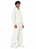 Completo Tuta Felpato White