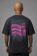 T-Shirt Down In Black