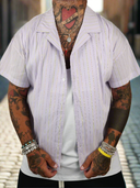 Camicia Tropical Lilla