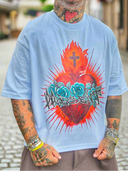 T-Shirt Present Heart White