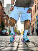 Bermuda Ramirez Strappato White