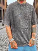 T-Shirt Suarez Marmorizzata Black