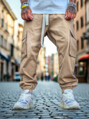 Pantalone Cargo De Jong Camel