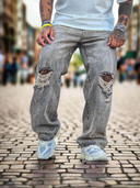 Jeans Sabbiato Strappato Ramos