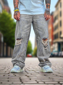 Jeans Sabbiato Strappato Ramos