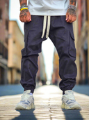 Pantalone Cargo De Jong Black