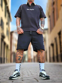 Completo Reus Black 2 pezzi t-shirt + bermuda