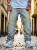 Jeans Carpenter Zip Sabbiato