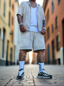 Completo Corfù Sabbia 2 pezzi camicia + bermuda