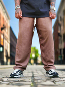 Pantalone Lino Japan Coffee
