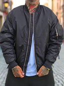 Giubbino College Zip Black