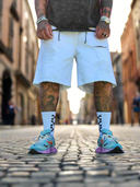 Bermuda Ramirez Strappato White