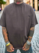 T-Shirt Sfrangiata Dark Coffee