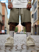 Bermuda Lino Hawaii Military Green