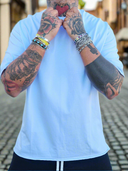 T-shirt Reverse Taglio Vivo White