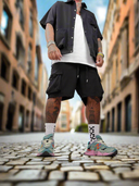 Completo Australia Black 2 pezzi camicia + bermuda