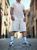 Completo Fedez Sabbia 2 pezzi t-shirt + bermuda