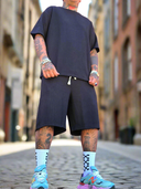 Completo Lionel Black 2 pezzi t-shirt + bermuda