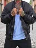 Giubbino College Zip Black