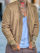 Giacca Camoscio College Camel