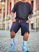 Completo Lionel Black 2 pezzi t-shirt + bermuda