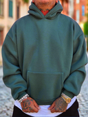 Felpa Boxy Dark Green