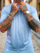 T-Shirt Filo Di Scozia Sky