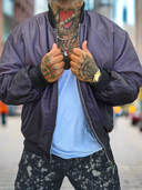 Bomber Trap College Black