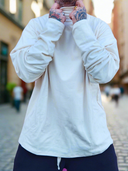 Felpone  Collo Alto Milk