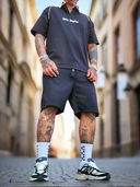 Completo Reus Black 2 pezzi t-shirt + bermuda