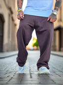 Pantalone Tuta Palazzo Coffee