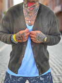 Cardigan Fumè Military Green